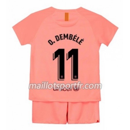 Maillot de Foot Barcelone O.Dembele 11 Enfant Troisieme 2018/19